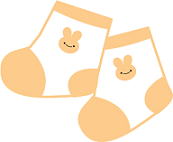 かわいい赤ちゃんの靴下